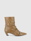 Botins com Fecho em Verde Oliva